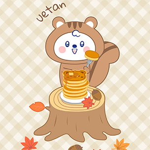 もぐもぐリスうえたん